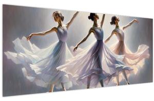 Obraz - Tri baletky (120x50 cm)