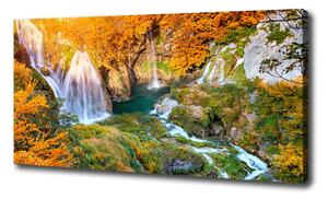 Foto obraz na plátne Vodopád jeseň oc-118861565