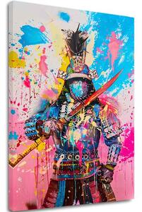 Obraz Samurai Spirit na plátne | Maľovaná štruktúra