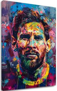 Obraz Messi Vibes na plátne | Maľovaná štruktúra