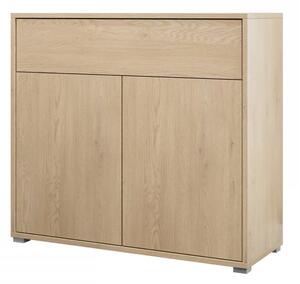 Mirjan24 Komoda Alekto 2D1SZ AK10, Farby: biela 5903211388194