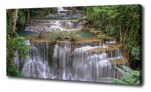 Foto obraz na plátne Vodopád v lese oc-126131664