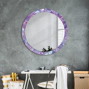 Okrúhle dekoračné zrkadlo s motívom Abstraktný surálny
