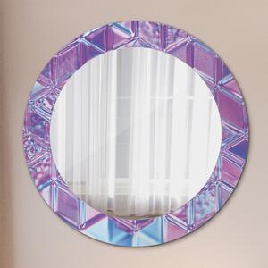 Okrúhle dekoračné zrkadlo s motívom Abstraktný surálny