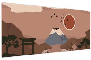 Obraz - Japonsko N⁰1 (120x50 cm)