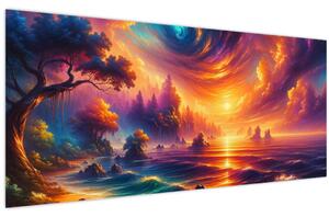 Obraz - Magický svet (120x50 cm)