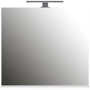 Nástenné zrkadlo s osvetlením/s poličkou 76x75 cm – Germania