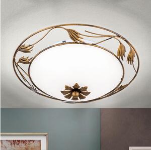 Orion DL 7-509/40 - Stropné svietidlo FLEUR 2xE27/60W/230V pr. 40 cm bronz