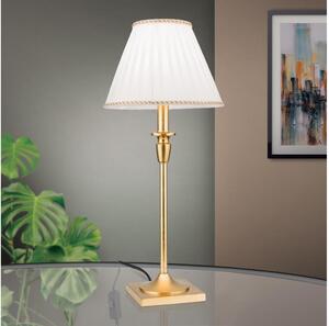 Orion LA 4-1049/1 - Stolná lampa FONSA 1xE27/60W/230V biela/zlatá