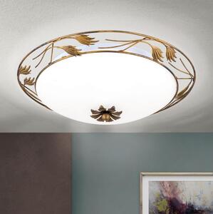 Orion DL 7-509/50 - Stropné svietidlo FLEUR 3xE27/60W/230V pr. 50 cm bronz