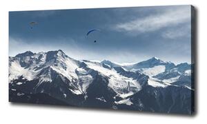 Foto obraz na plátne Paragliding Alpy oc-175499481