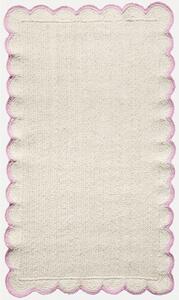 Diamond Carpets India , Ručne viazaný kusový koberec Bonnie SM 14 Silver, 120x170, ružová, chodba / predsieň