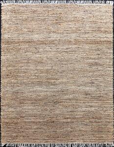 Diamond Carpets India , Ručne viazaný kusový koberec Agra Street 75 Natural Black, 120x170, béžová, chodba / predsieň
