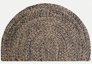 Diamond Carpets India , Ručne viazaná rohožka Eclipse J 53 Natural, 50x80, béžová, chodba / predsieň