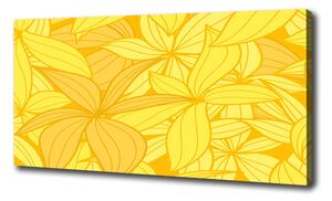Foto obraz tlačený na plátne Žlté kvety pozadia