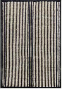 Diamond Carpets India , Ručne viazaný kusový koberec Elowen 116 Natural, 120x170, čierna, chodba / predsieň