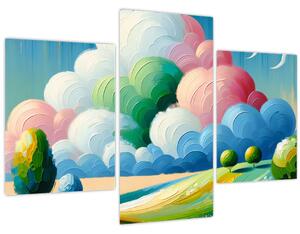 Obraz - Krajinka s mrakom (90x60 cm)