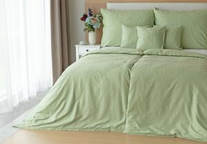 Obliečky Sofie Light Green Bambusový damašek 1x 140/200, 1x 70/90