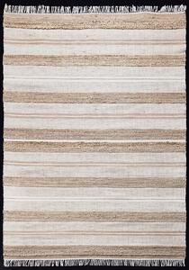 Diamond Carpets India , Ručne viazaný kusový koberec Praha HL 80 Natural Silver, 120x170, béžová, chodba / predsieň
