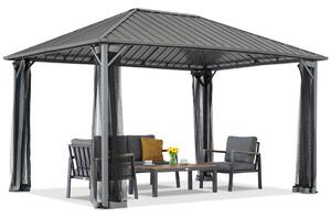 Itaka 3x6 záhradný altánok s moskytiérou antracitový Garden Point