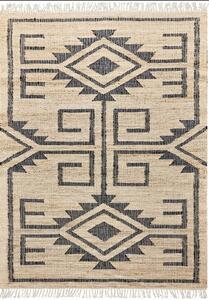 Diamond Carpets India , Ručne viazaný kusový koberec Trellis 2338 Natural, 120x170, béžová, chodba / predsieň