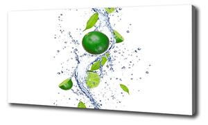 Foto obraz canvas Limetky a voda oc-43956192
