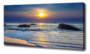 Foto obraz na plátne Západ slnka more oc-47734929