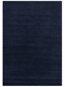 Flair Rugs , DOPREDAJ: 120x170 cm Kusový ručně tkaný koberec Tuscany Textured Wool Border Blue, 120x170, modrá, obývacia izba
