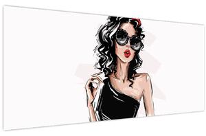 Obraz - Fashion woman (120x50 cm)