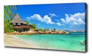 Foto obraz na plátne do obývačky Seychely pláž