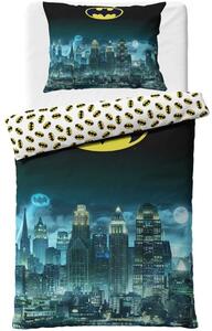 Bavlnené posteľné obliečky Batman – motív Nočný Gotham - 100% bavlna - 70x90 cm + 140x200 cm