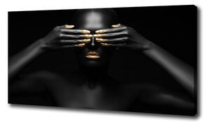 Foto obraz na plátne Žena v čiernom oc-56248065