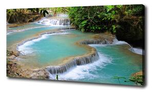Foto obraz na plátne Vodopád v lese oc-60896180