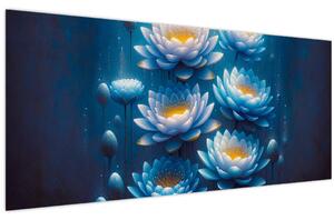 Obraz - Lekná pod hladinou (120x50 cm)