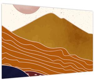 Obraz - Spacefrog design hory N⁰1 (90x60 cm)