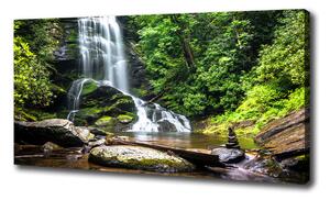 Foto obraz na plátne Vodopád v lese oc-65742204