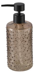 Dávkovač mydla Tori, hnedá/s čiernymi prvkami, 500 ml