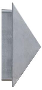 Nordlux - Vonkajšie nástenné svietidlo PONTIO 1xGU10/25W/230V IP54 strieborné