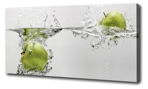 Foto obraz na plátne Jablko pod vodou oc-67341164