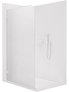 CERANO - Sprchová zástena Walk-in Orbis - Ľavá - 8 mm - biela matná, mliečne sklo - 70x200 cm