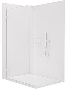 CERANO - Sprchová zástena Walk-in Orbis Ľ/P - 8 mm - biela matná, transparentné sklo - 70x200 cm
