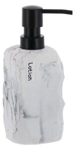 Dávkovač mydla Paola, biela/s čiernymi prvkami, 400 ml