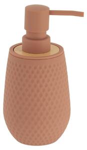 Dávkovač mydla Tova, cappucino/s drevenými prvkami, 280 ml