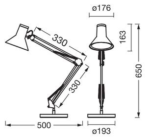 Osram - stmievateľná LED stolná lampa OFFICE LINE LED/9W/230V 3000K biela