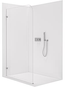 CERANO - Sprchová zástena Walk-in Orbis Ľ/P - 8 mm - chróm, transparentné sklo - 70x200 cm