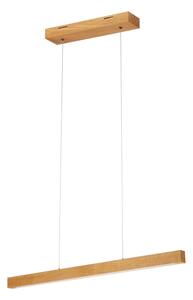 Závesný LED luster na lanku VERDE LED/18W/230V 3000K 76 cm dub