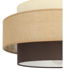 Brilagi - Prisadený luster RESNA 1xE27/60W/230V pr. 40 cm béžová/čierna
