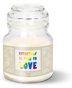 Sablio Sviečka Everybody is free to love - 120 g