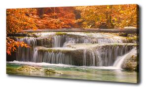 Foto obraz na plátne Vodopád jeseň oc-72393918