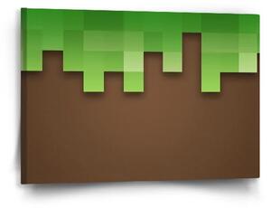 Sablio Obraz Green Blocks 2 - 60x40 cm